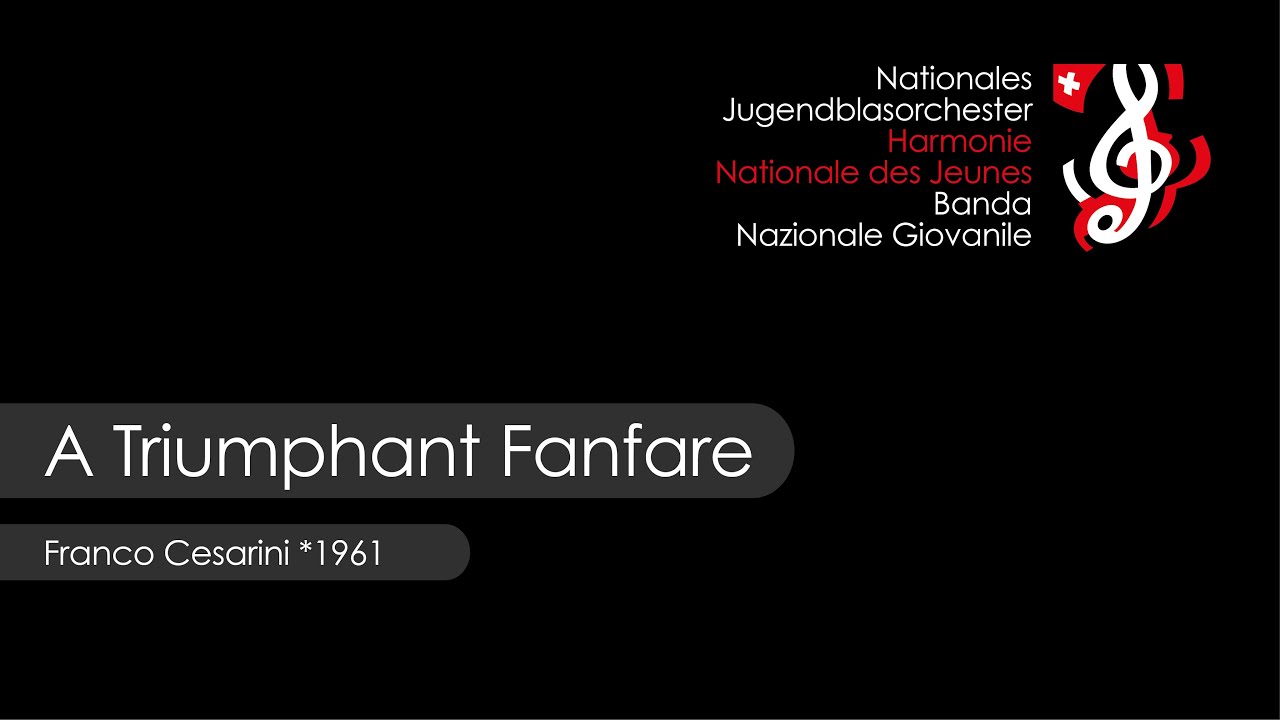 A TRIUMPHANT FANFARE by FRANCO CESARINI (*1961) | NJBO 2020