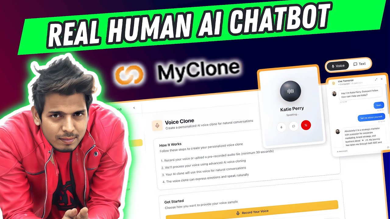 Обзор MyClone — создайте своего клонированного голосового чат-бота с искусственным интеллектом в ...