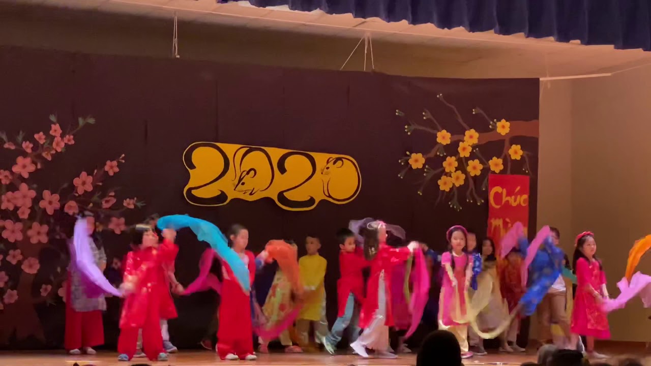 Wieland elementary kids lunar new year dance!