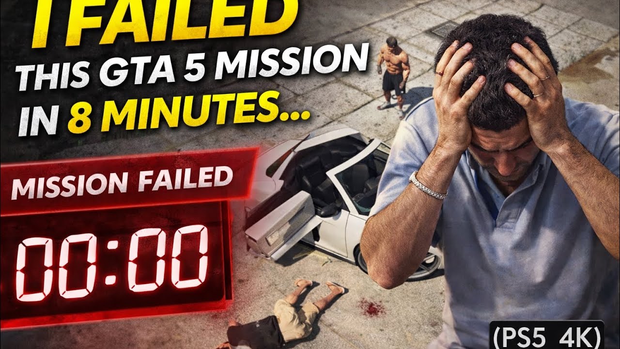 I Failed This GTA 5 Mission in 8 Minutes… (PS5 4K)