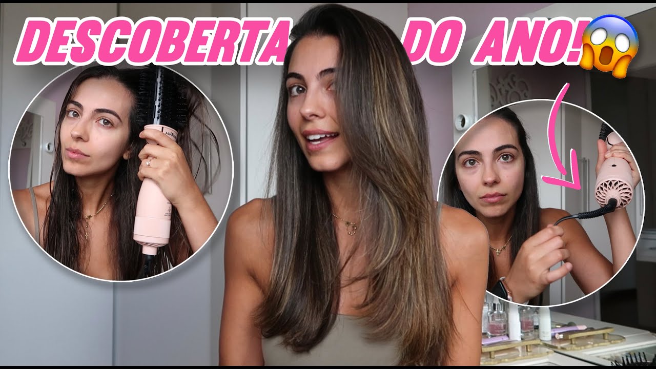 Testei a ESCOVA SECADORA MAIS QUERIDINHA do MERCADO!