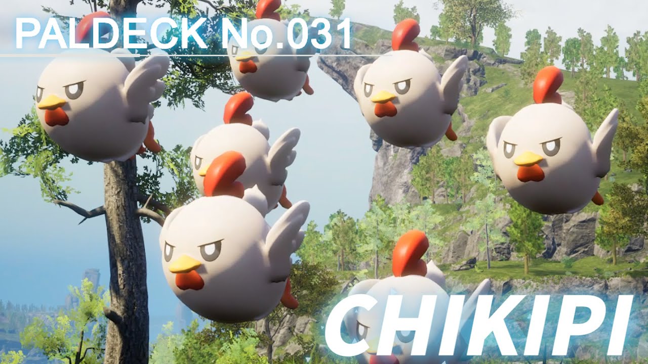 Paldeck | No.031 CHIKIPI - Palworld | Gameplay | Pocketpair