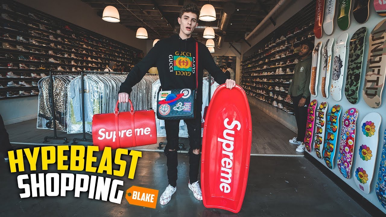 Hypebeast Shopping For Expensive Supreme