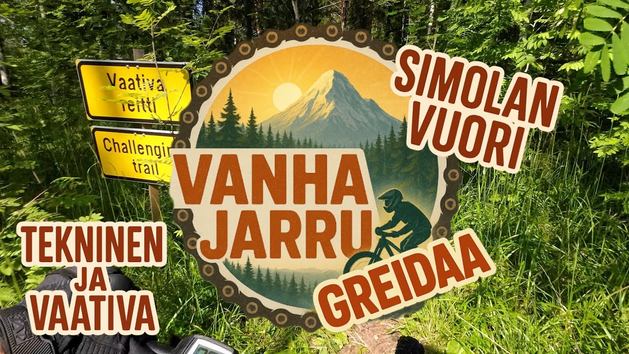Vanha jarru greidaa: Simolanvuori MTB, Suonenjoki. Tekninen ja vaativa.
