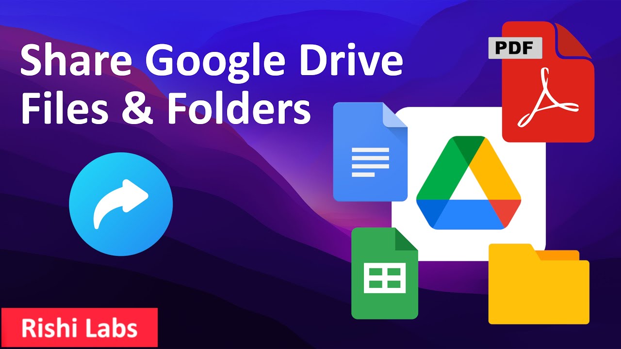How to Upload and Share Files & Folders in Google Drive