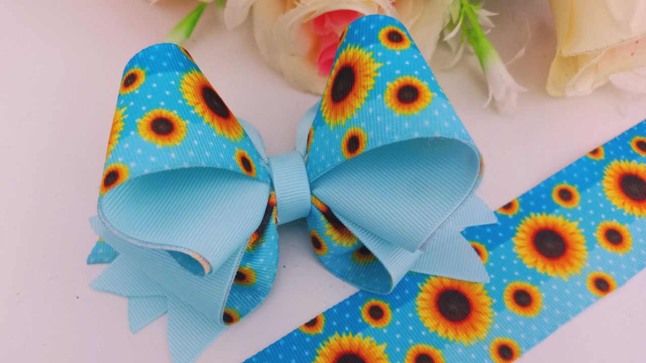 Laço Formoso Junino Para Iniciantes-Pap-Diy Ribbon Bow