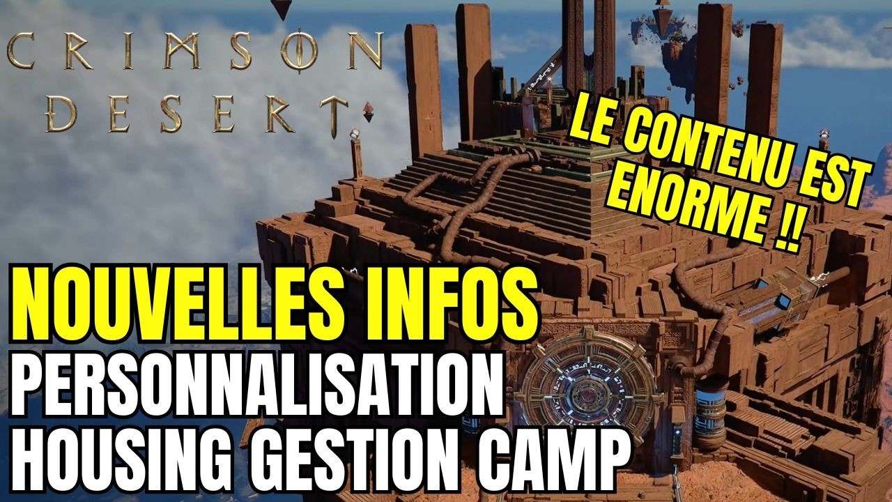 Gestion de Camp & Housing Dans Crimson Desert !! Nouveau Gameplay & Nouvelles Infos