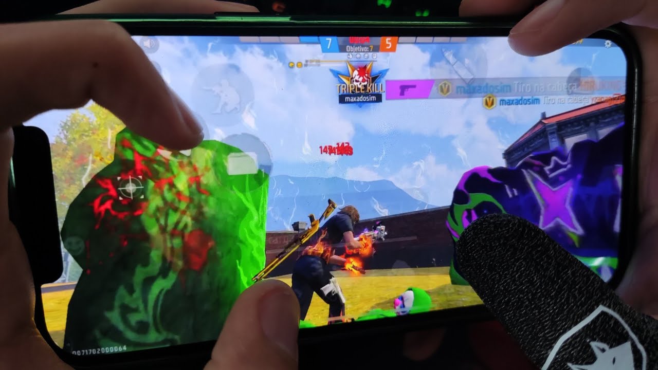 Maxado FF Op Handcam & Settings 💚