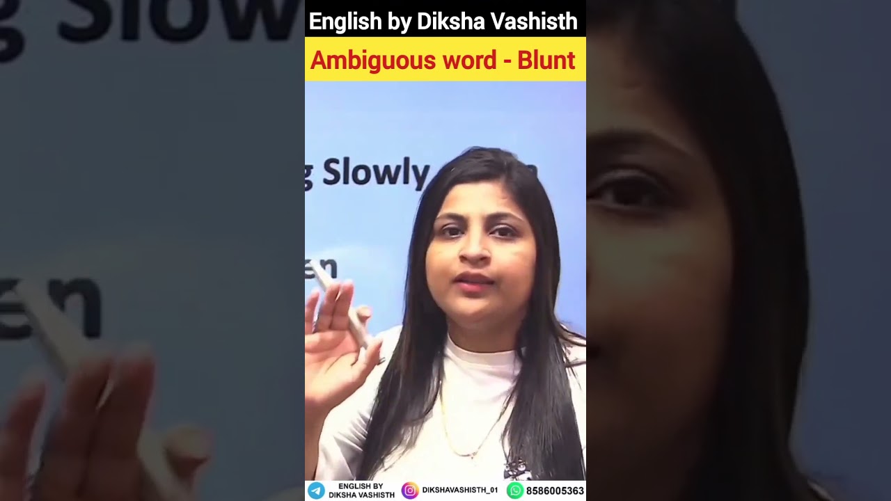 Blunt meanings #shorts #learnenglish #ssc #nda #airforce #navy #agniveer #defence #vocabulary