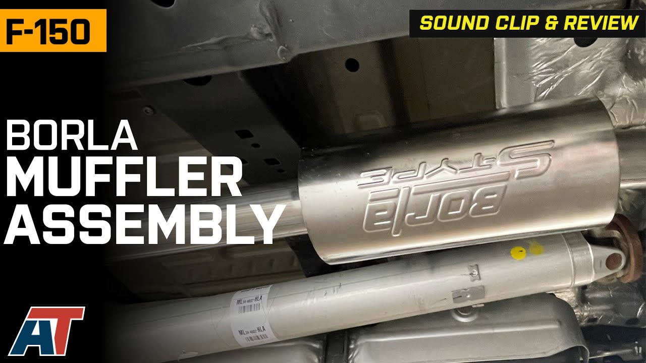 2021-2025 3.5L EcoBoost F-150 Borla S-Type Mid-Section Muffler Assembly Review & Sound Clip