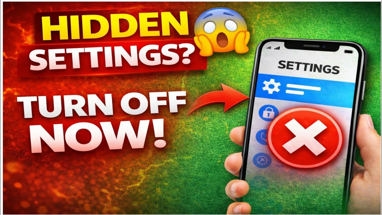 Hidden Phone Settings You MUST Turn Off ❌ | Boost Speed & Battery (Android)