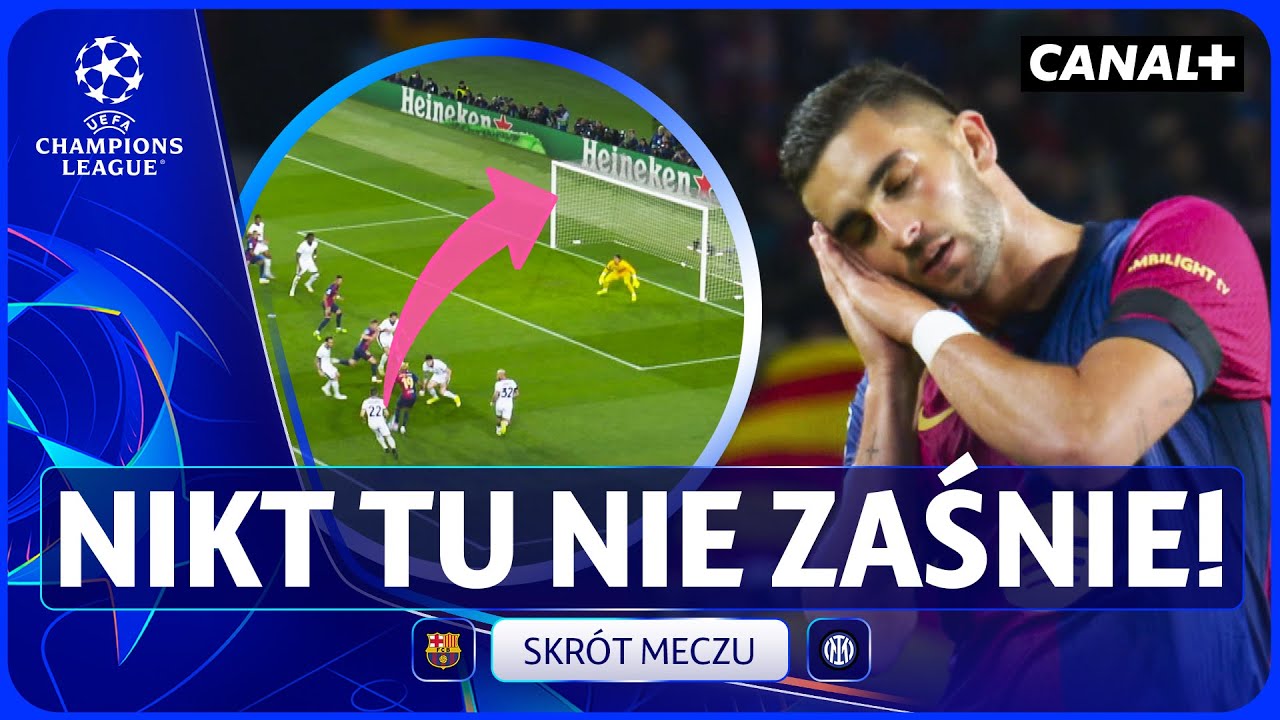 ABSOLUTNE KINO! GOL PO 30 SEKUNDACH I NIESAMOWITE ZWROTY AKCJI! BARCELONA - INTER, SKRÓT MECZU
