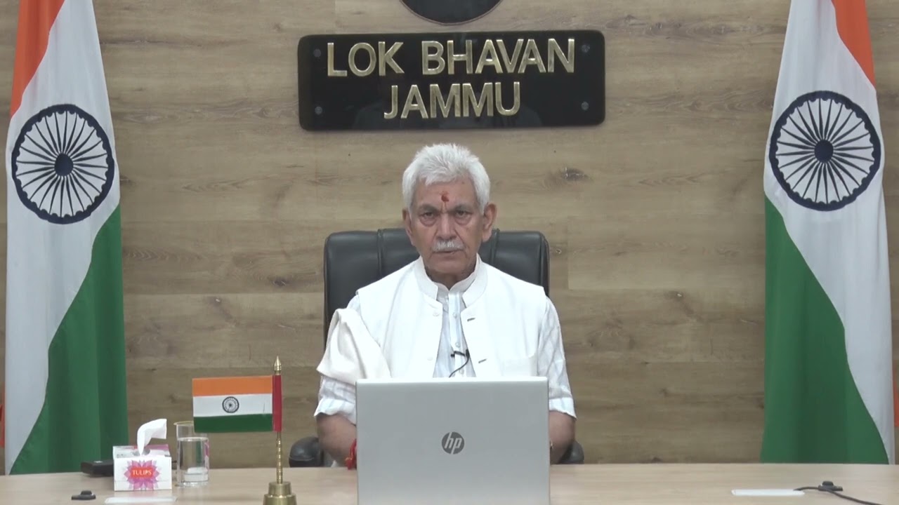 LG Manoj Sinha&rsquo;s Appeal for Nasha Mukt J&K | 100-Day Campaign Launch & Pad Yatra