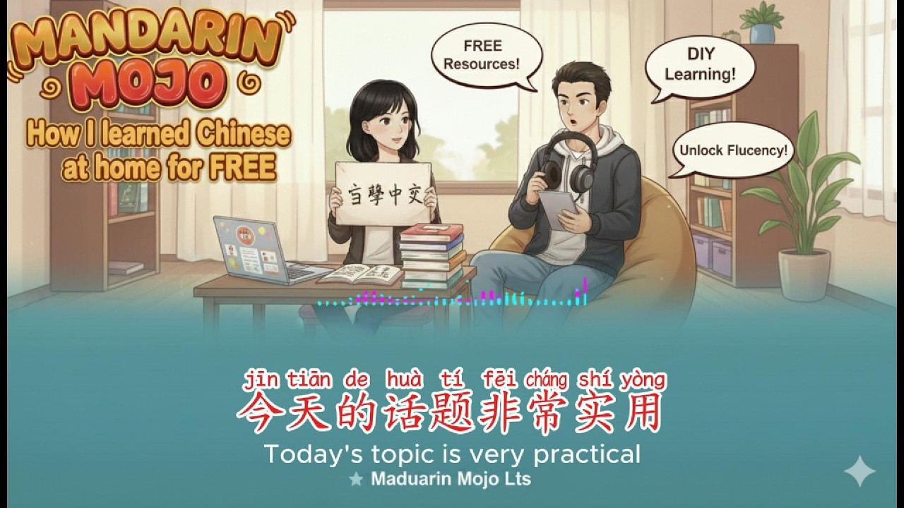 [Mandarin Mojo] How I learned Chinese at home for FREE