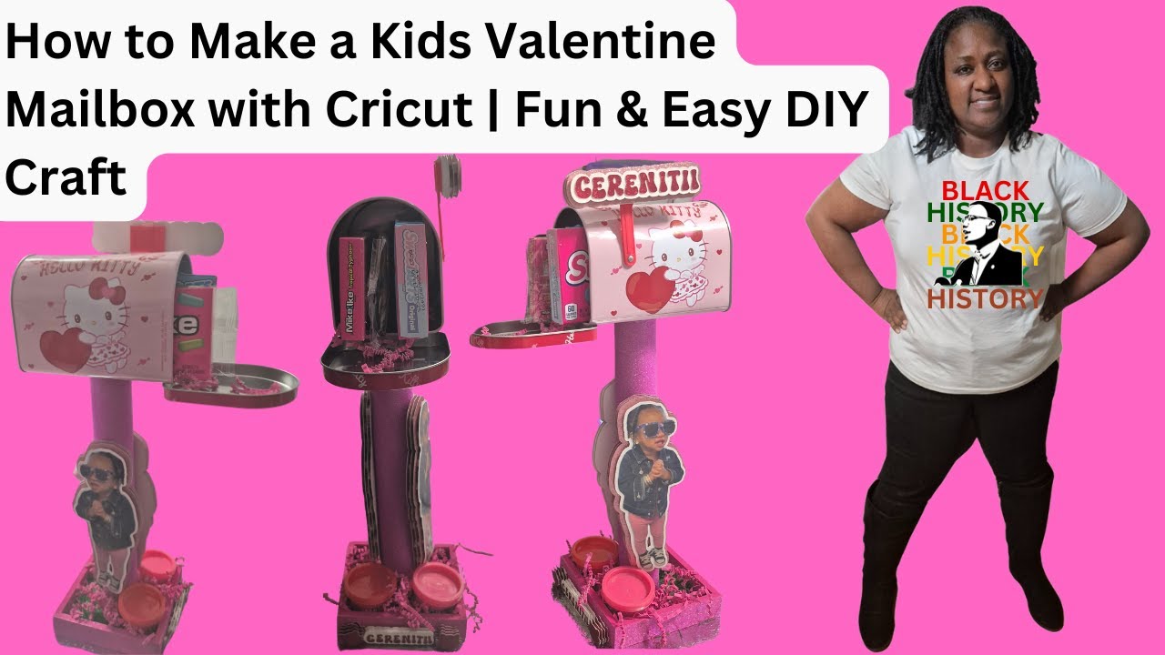 How to Make a Kids Valentine Mailbox with Cricut | Fun & Easy DIY Craft