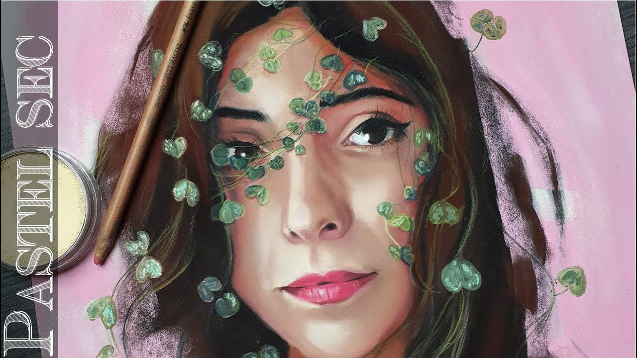 🎨 Portrait au pastel sec