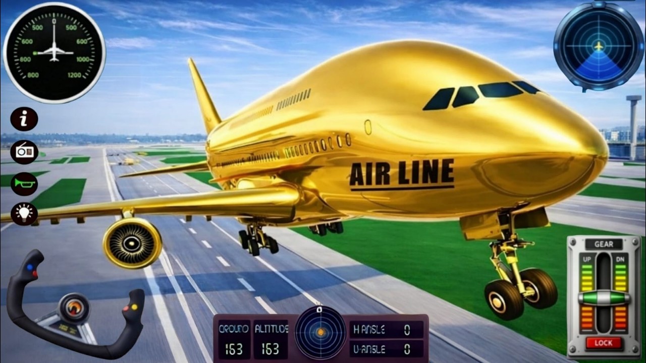 Flight Airplane City Pilot Simulator - Boeing Emergency Landing Goes Wrong 🚨✈️ (Android Gameplay)