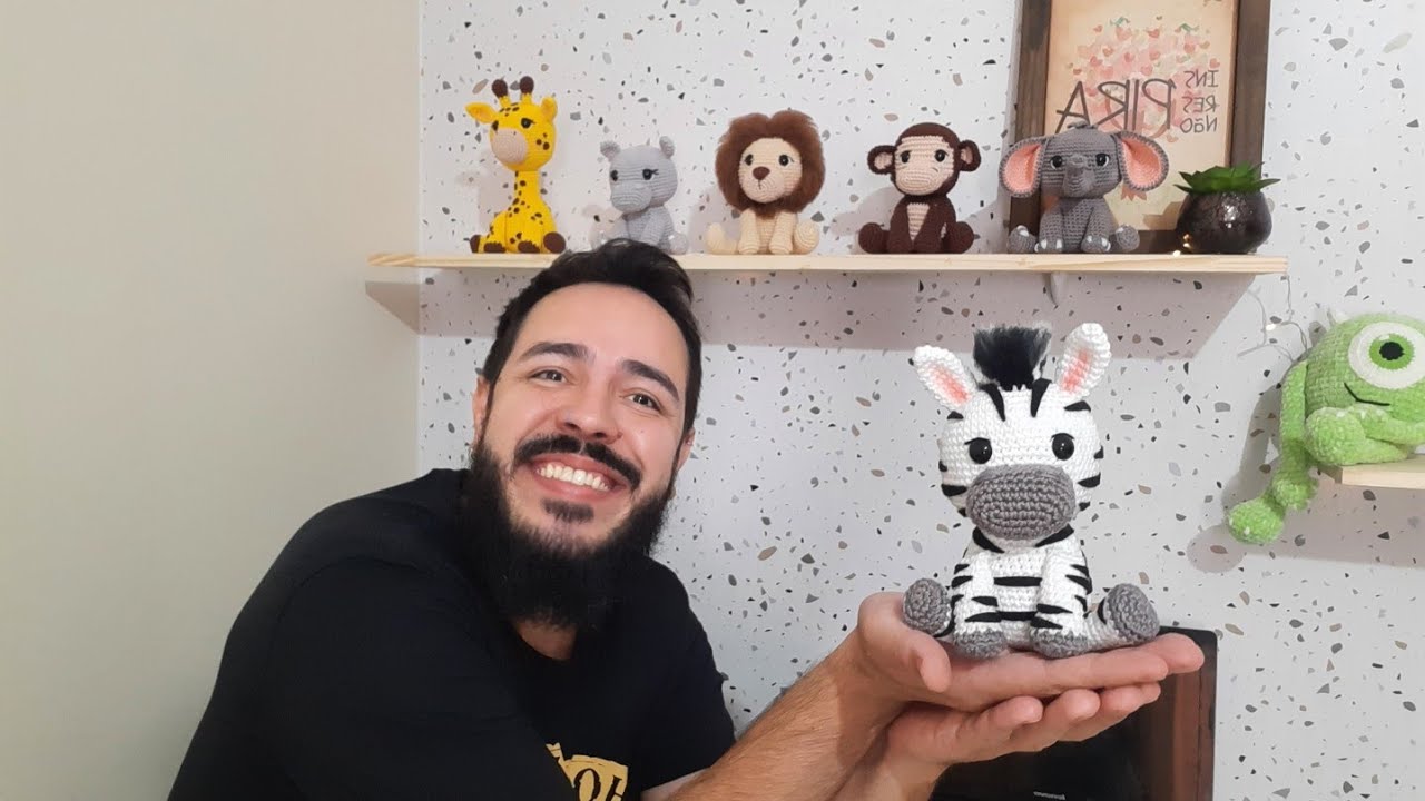 Deu Zebra no Safari do Ti / Novidades #tiagoamigurumi #amigurumi
