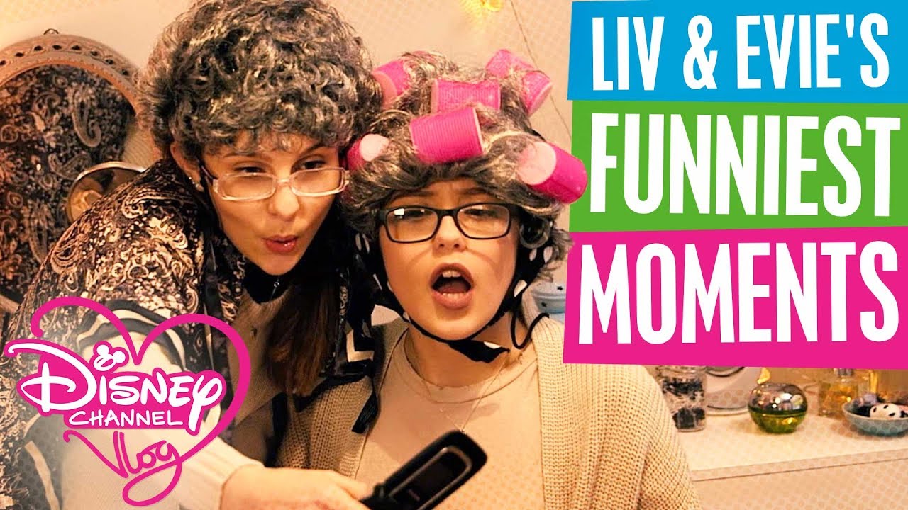 DISNEY CHANNEL VLOG | LIV & EVIE'S FUNNIEST MOMENTS | Official Disney Channel UK
