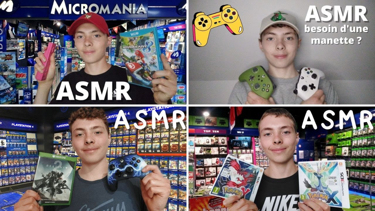 ASMR FR: Mes Roleplays Micromania en une vidéo (+2h30)