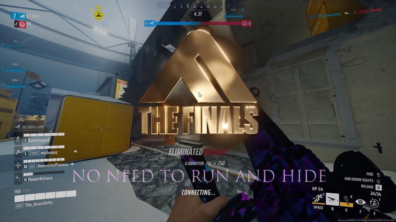 THE FINALS - No Need To Run And Hide