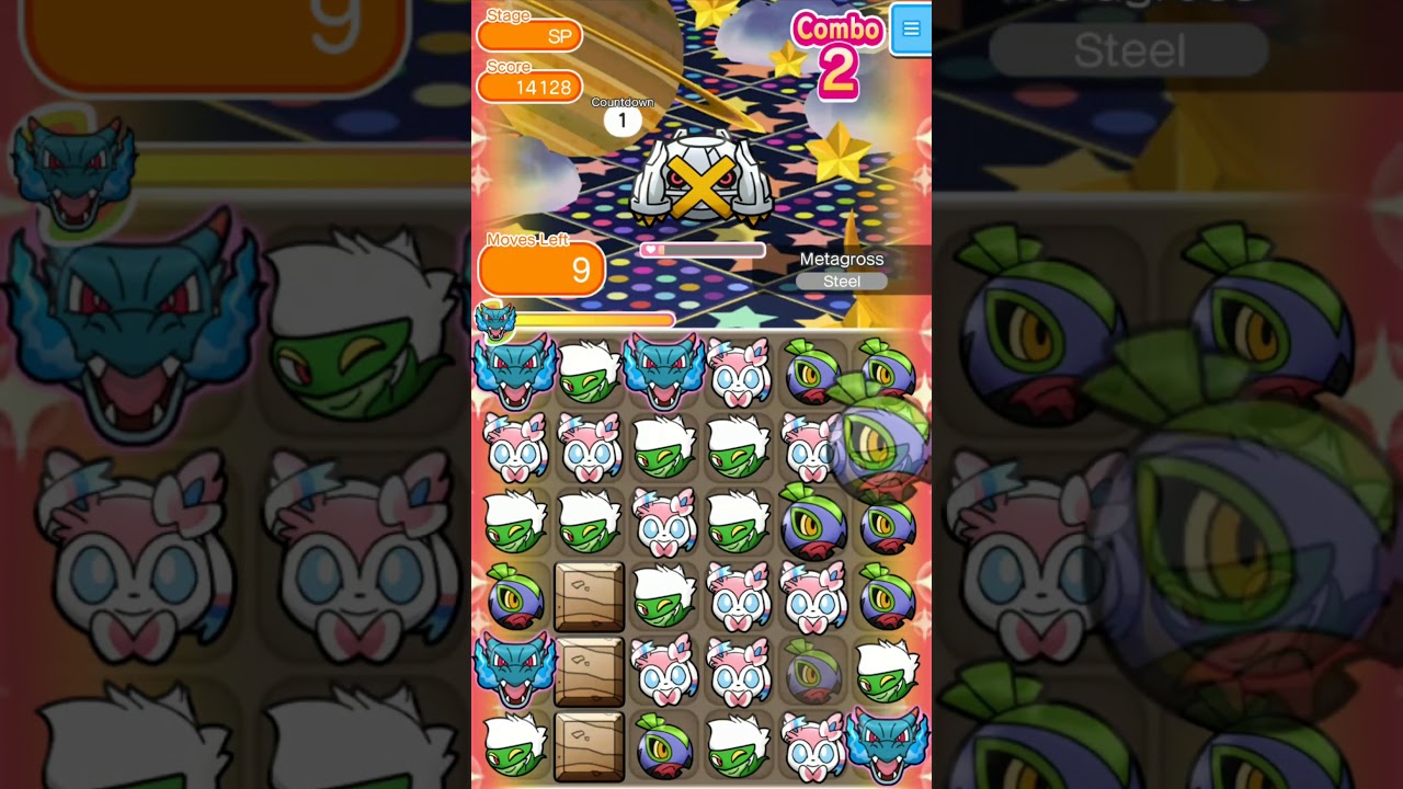 Pokemon Shuffle - Metagross (Shiny) - 20190827~0901