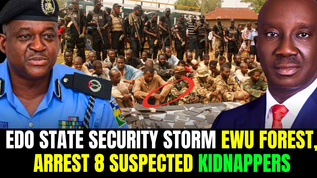 BREAKING: 8 SUSPECTED KIDNAPPERS ARRESTED IN IDOHA AND EWU FOREST RAID | EDO STATE NEWS
