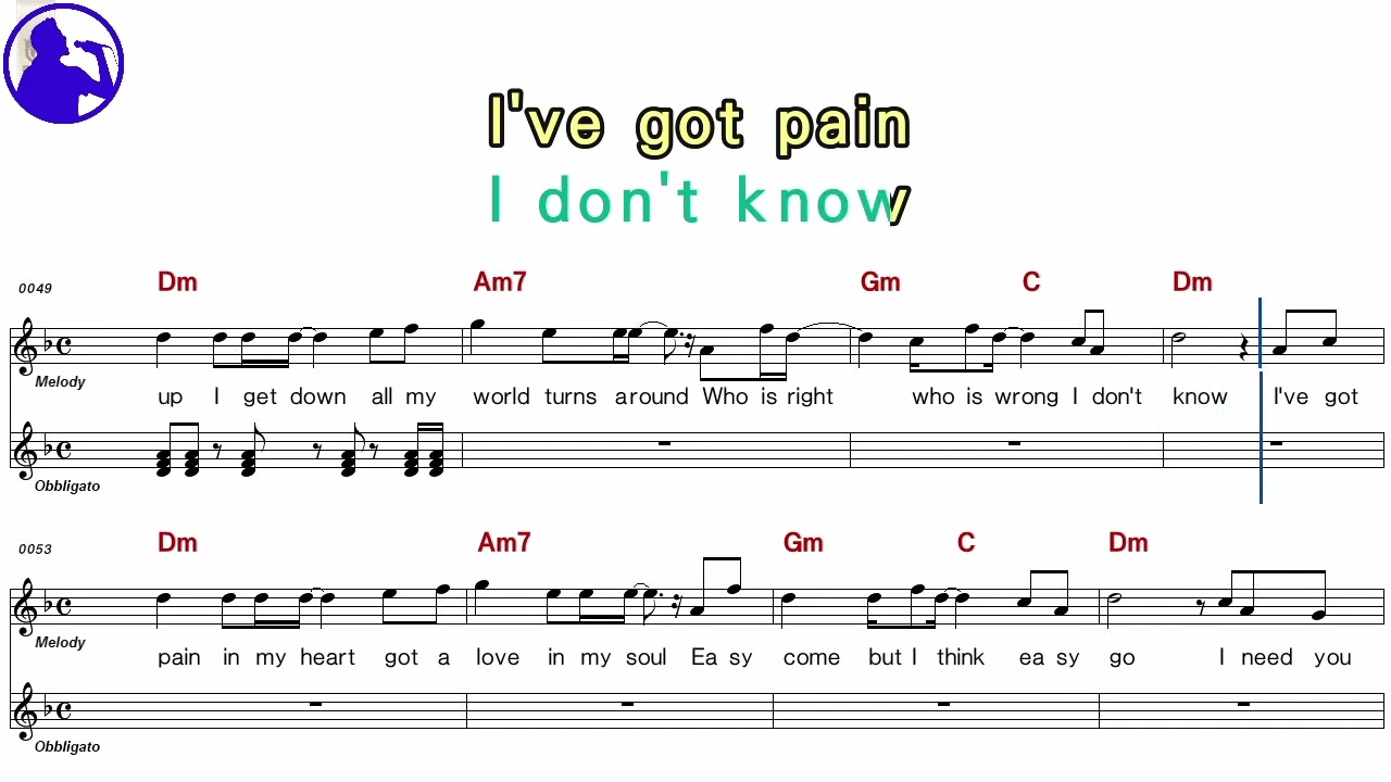 Modem Talking-Cheri cheri lady karaoke sheet music,MR for players,chord,chorus,Lyrics (Ye karaoke)