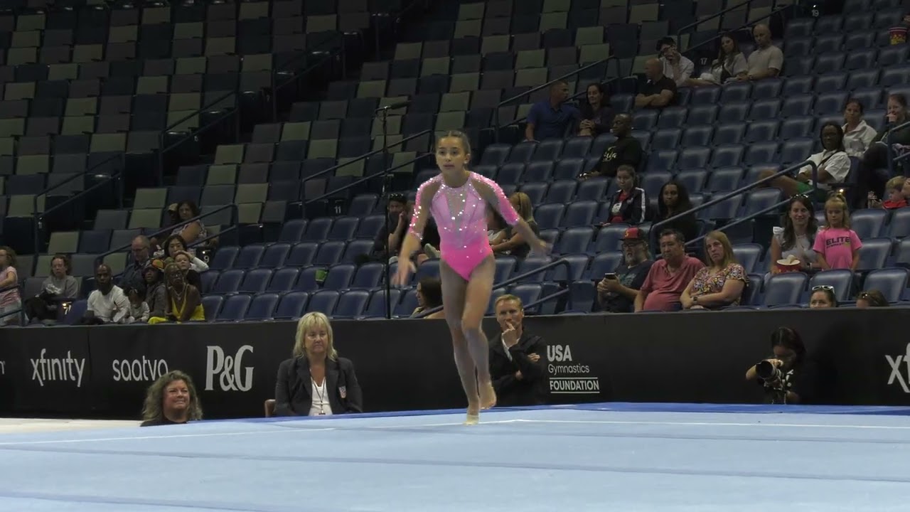 Isabella Anzola -  Floor Exercise  - 2025 Xfinity U.S. Championships  - Junior Women Day 1