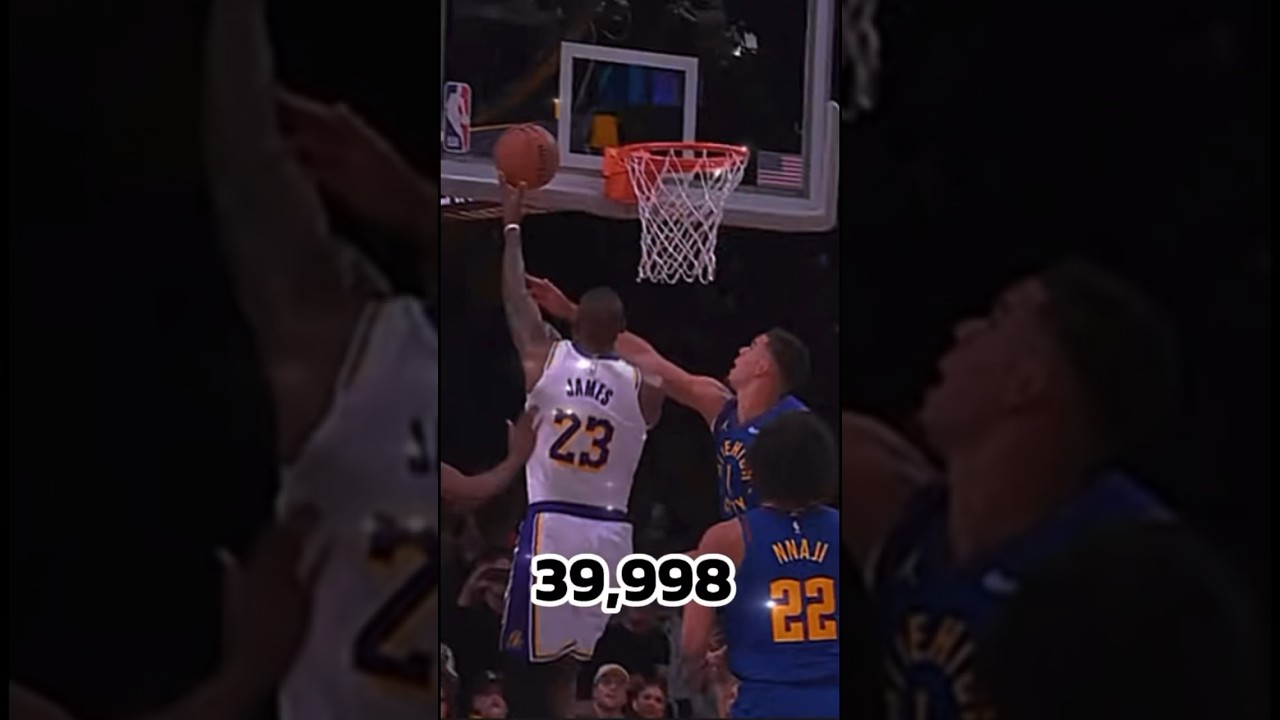Lebron James 40,000 points #nba #basketball #viral #subscribe #nbahistory #lebronjames