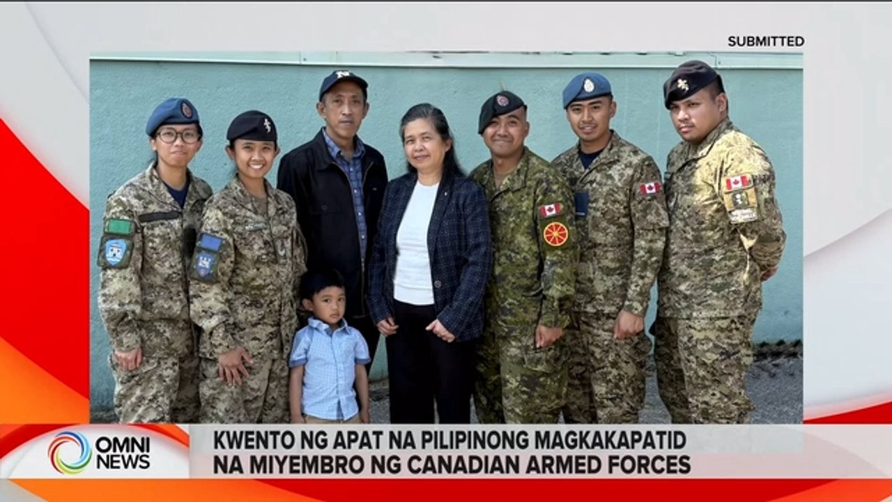 Apat na magkakapatid na Pilipino sa Canadian Armed Forces | OMNI News Filipino
