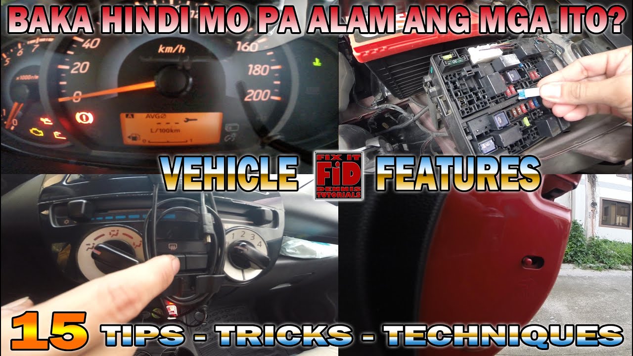 Mga bagay na hindi mopa alam sa iyong sasakyan - Panoorin at Alamin Tagalog with English Subtitle