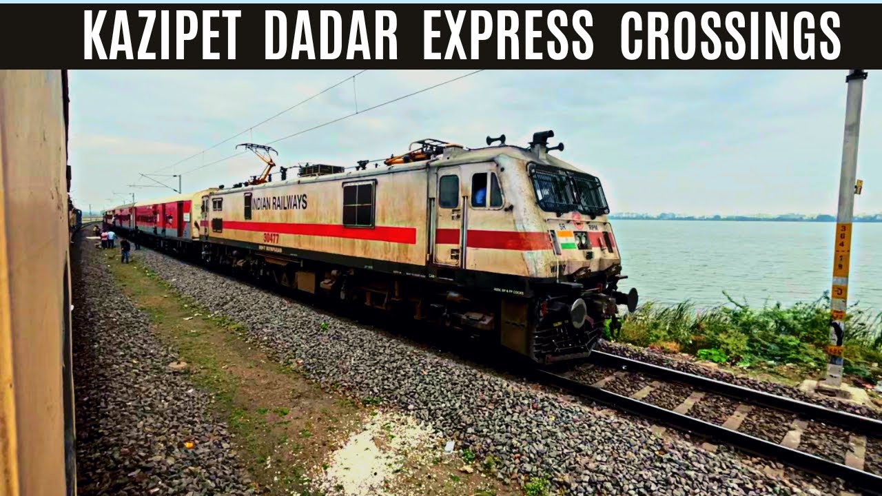 Morning Departures from Mumbai towards Manmad | Kazipet Dadar Express crossing compilation