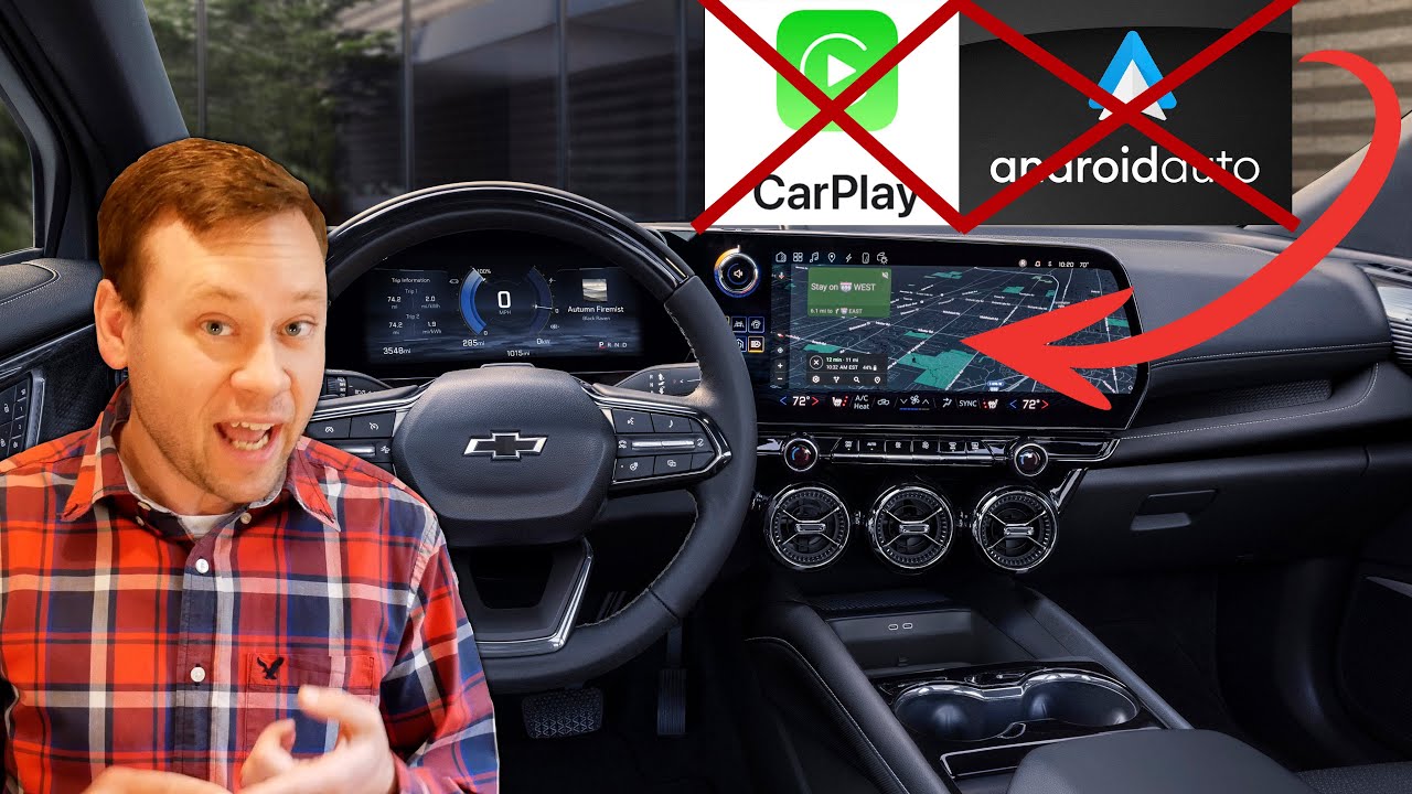 GM отказывается от Apple CarPlay + Android Auto...