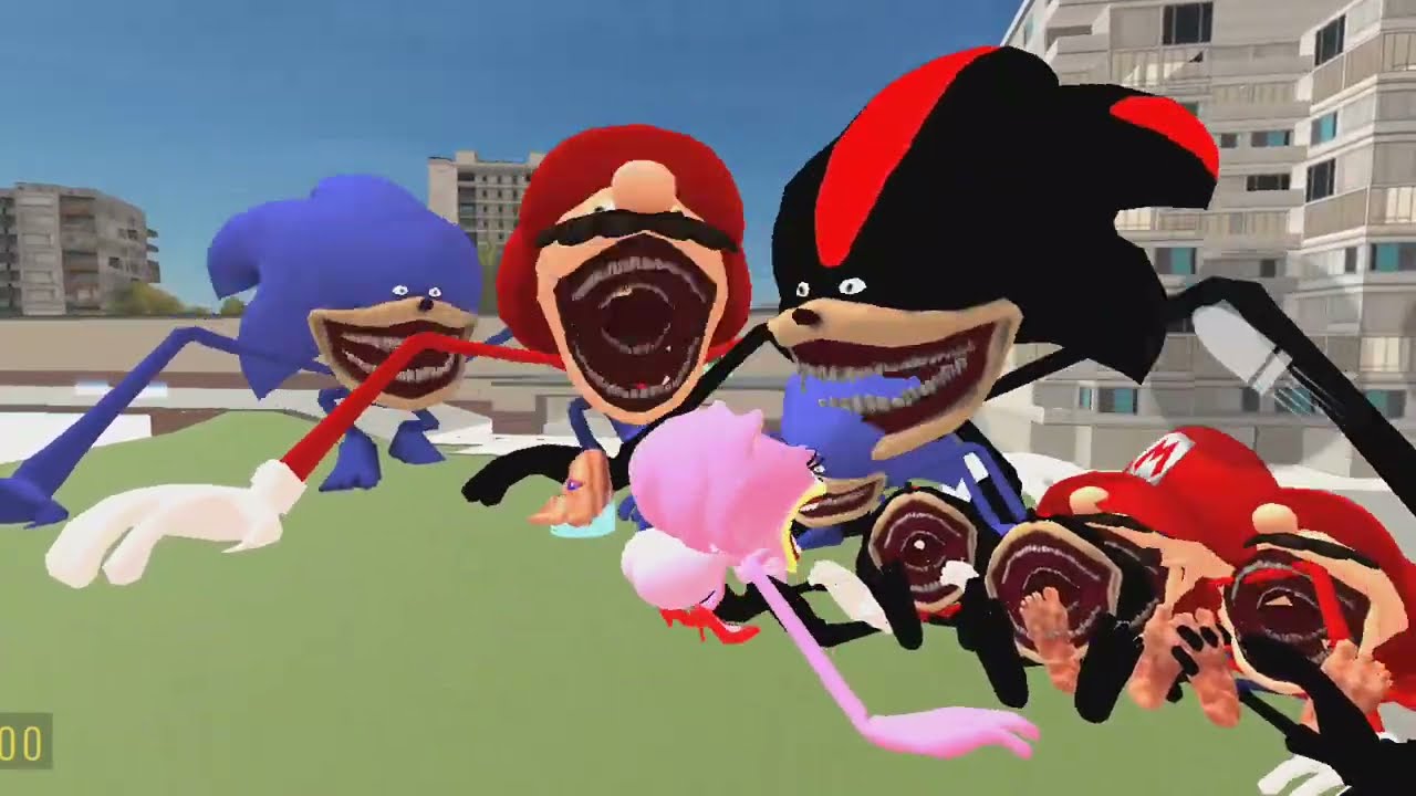 Angry Amy Tapes Eats All Shin Sonic Tapes 😱 (Shin Sonic Love Story Revenge)💥🔥