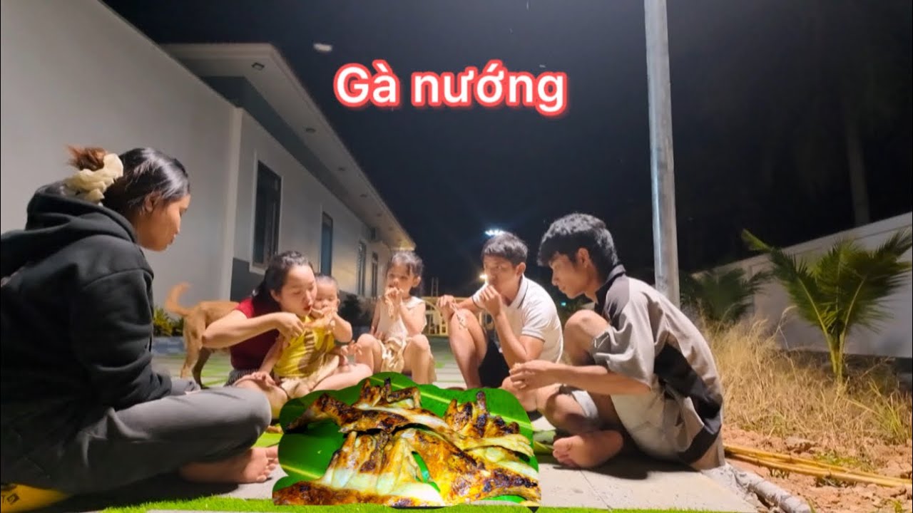 Khai Xuân Bắt Ong Nướng Gà Ăn Đêm Khuya Cùng Mấy đứa 