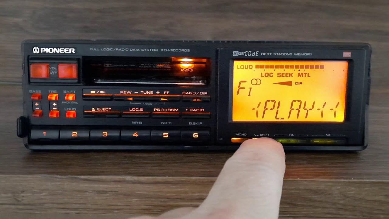 Pioneer KEH-9000 RDS , Top radio from 90'S