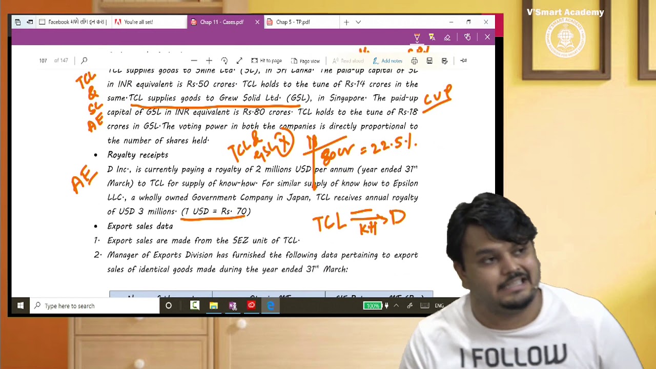 Case Study 8 International Tax Paper 6C
