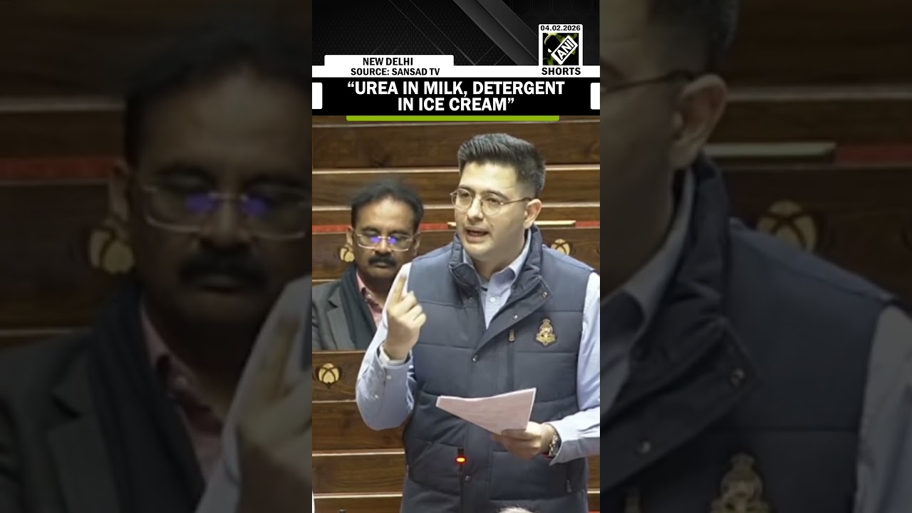 Raghav Chadha raises issue of Food Adulteration in Rajya Sabha, suggests corrective measures to govt