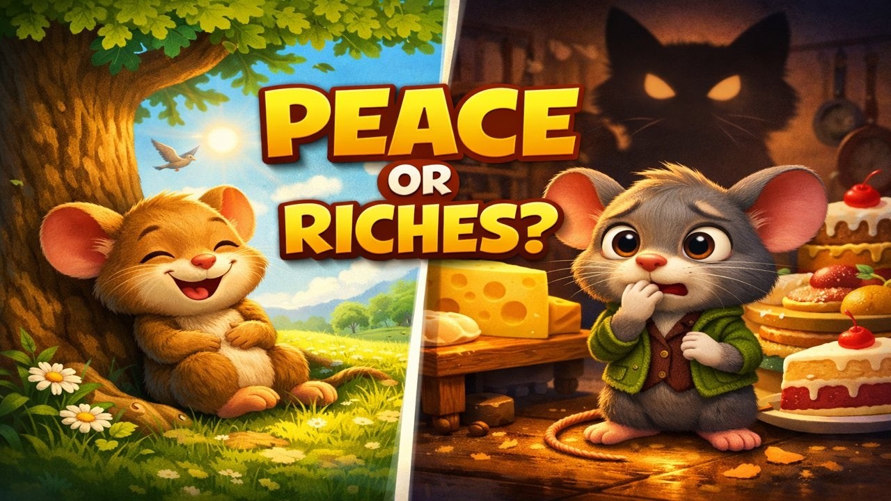 The Town Mouse and the Country Mouse | Simple Life, Happy Life | Peace Is Better Than Riches