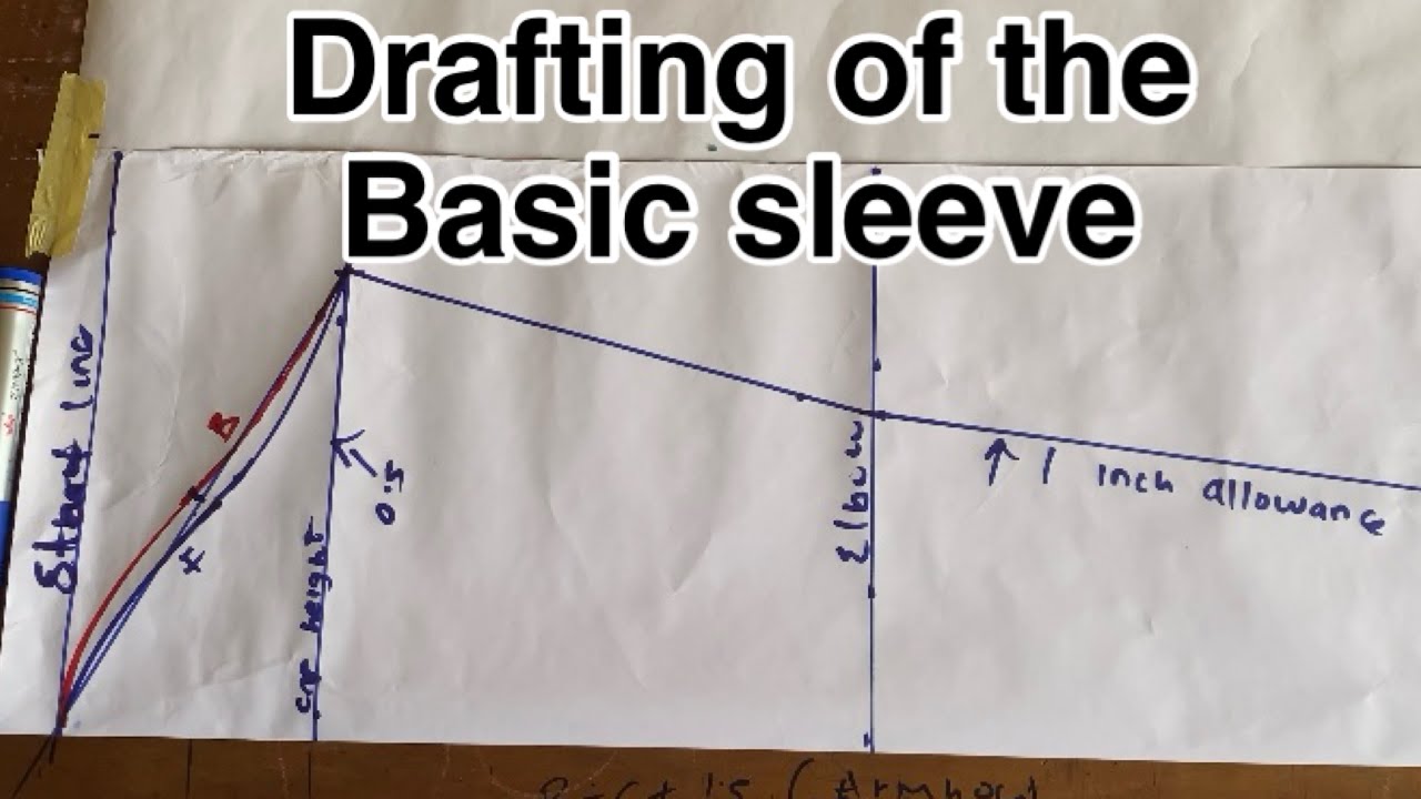 HOW TO DRAFT A BASIC LONG/SHORT SLEEVE PATTERN 
