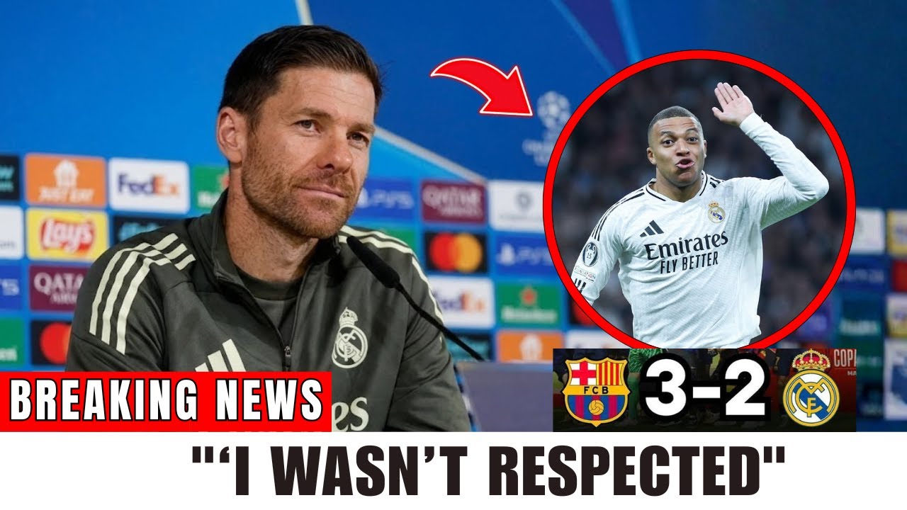 After Real Madrid's defeat against Barça (2-3), Xabi Alonso spoke about Mbappé 