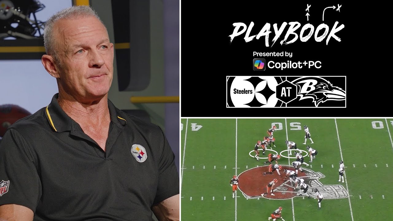 Breaking Down the Ravens' Explosive Playmakers | Playbook with Merril Hoge | Pittsburgh Steelers