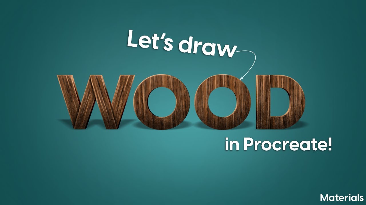 How to Paint Realistic Wood Textures 2 Ways in Procreate | Step-by-Step Digital Art Tutorial