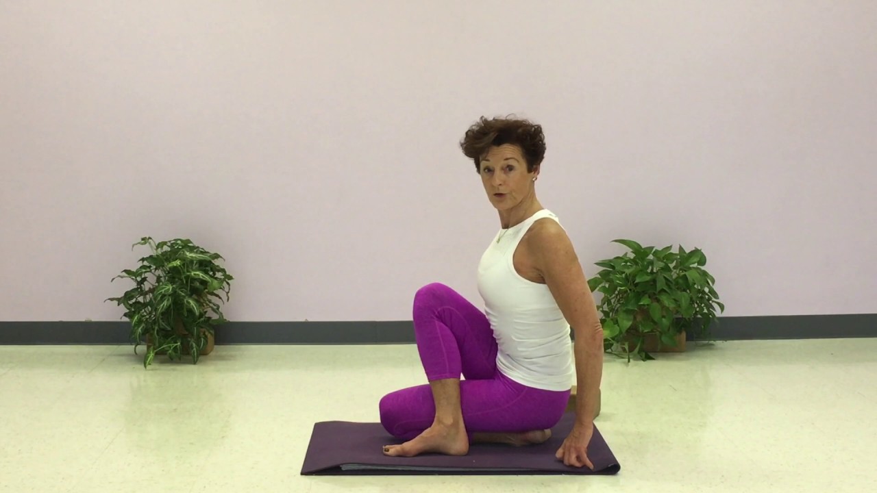 Ardha Matsyendrasana I with CIYT Juliana Fair