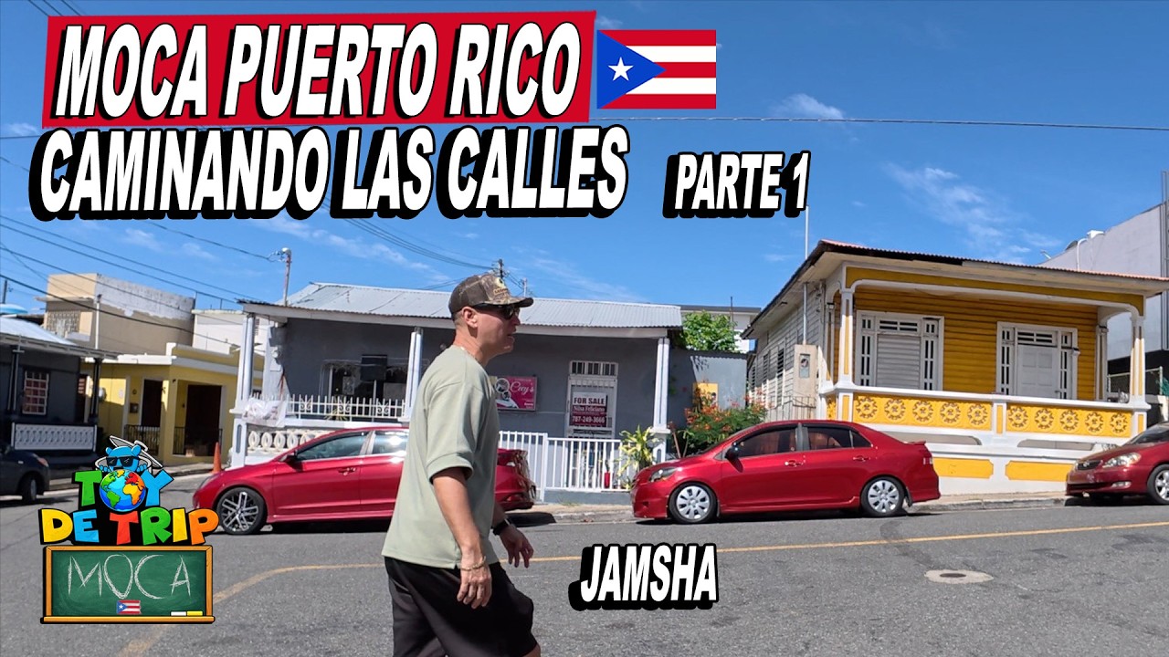 Caminando Las Calles De Moca Puerto Rico - Jamsha Visita Al Alcalde - Toy De Trip Parte 1