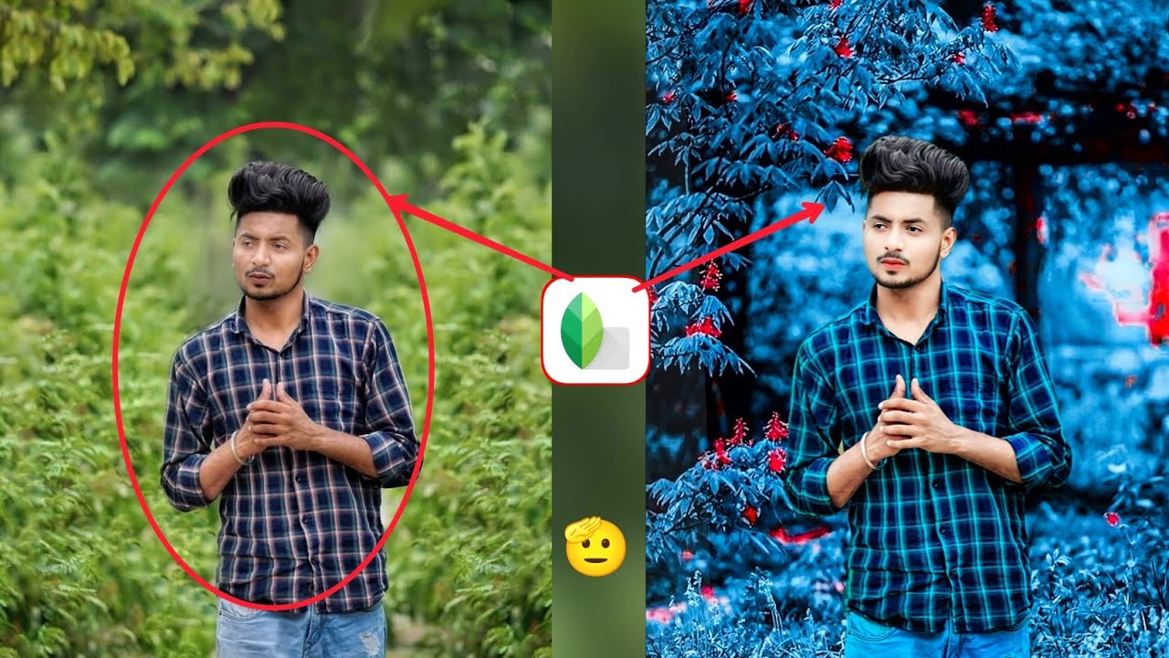 Photo Ka Background Kaise Change Kare 💯| Snapseed Photo Editing | Photo Editing Snapseed 🔥