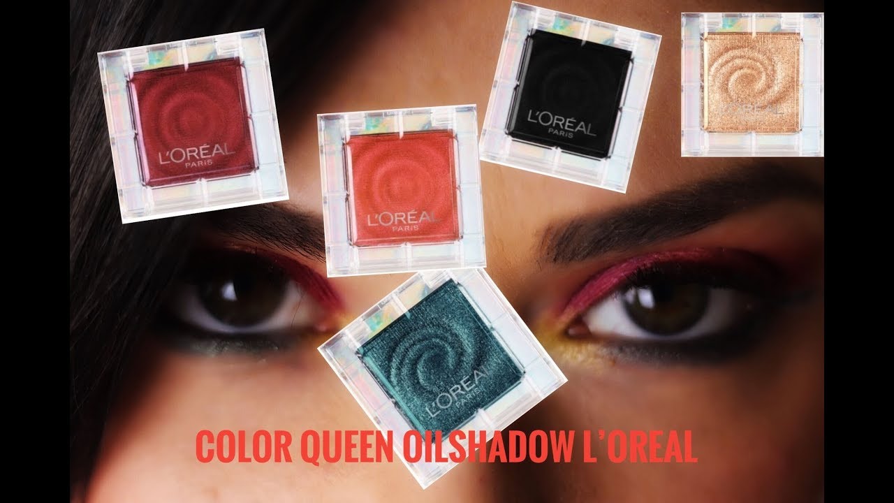 Nuovi COLOR QUEEN OILSHADOW L‘oreal😍 questi mono ombretti?? Meglio di una palette!