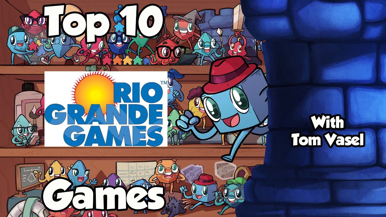 Top 10 Rio Grande Games - with Tom Vasel