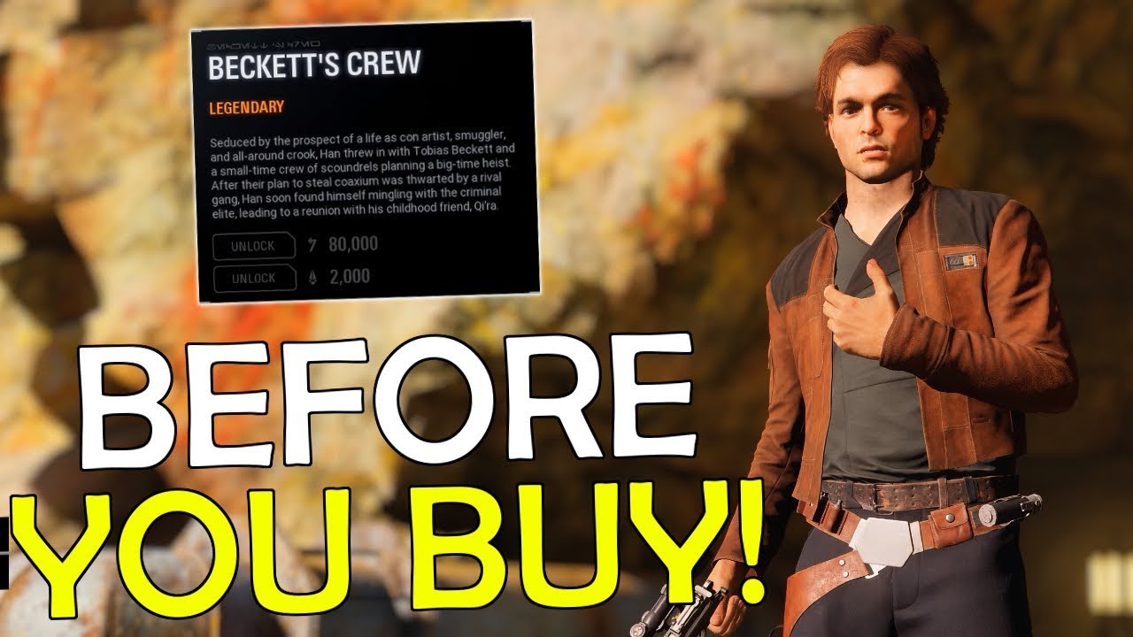 Legendary Beckett's Crew Han Solo | Before You Buy - Star Wars Battlefront 2